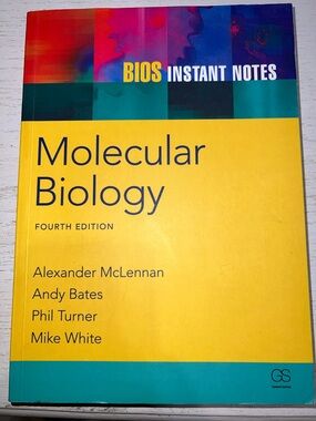 Molecular Biology (BIOS Instant Notes) - Yellow & Teal Cover